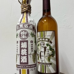 【希少・国際受賞】台湾后里名産「埔桃酒」空瓶3本セット（紅1・白2）の画像