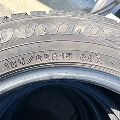 185 65 15 スタッドレス4本タイヤのみの画像