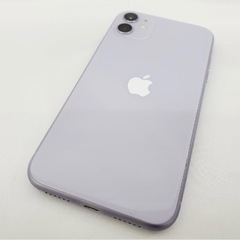 1Apple iPhone11 128GB MWM52J/A パープル ○ ※SIMロック解除済の画像