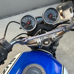【セル1発始動】GSX400 インパルス　Suzuki カスタムバイク車体 青/白の画像