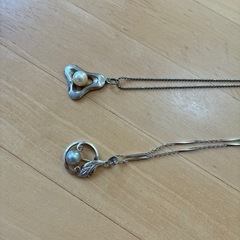 シルバーネックレスセットの画像