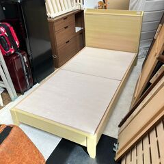 NITORI ニトリ シングルベッド＆N-SLEEP マットレスのセット（配送組立無料♬）【日時指定可能♬】の画像