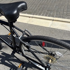 FITS クロスバイク 700C 黒の画像