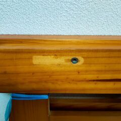 木製二段ベットの画像