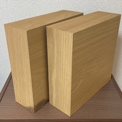 無印　ショーケース　ミニ棚　2つセットの画像