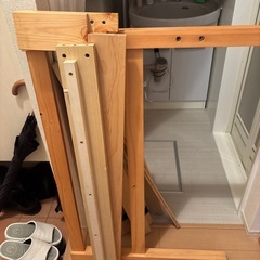 ニトリシングルベッド組み立て式の画像