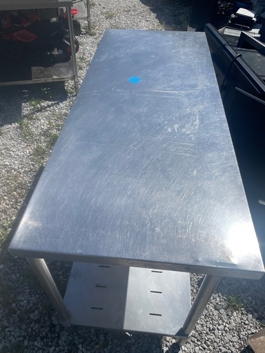 複数サイズあり業務用ステンレス厨房作業台キャスター付きあり