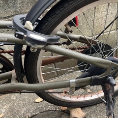 ジープ 折りたたみ自転車 カゴ付きの画像