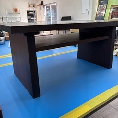 木製ローテーブル  タイル張り天板の画像