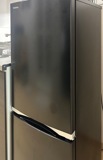 【取引中】TOSHIBA コンパクト冷凍冷蔵庫 153L 2ドア GR-R15BS（K）
