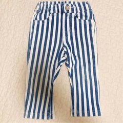 junk store ストライプパンツ　80cmcmの画像