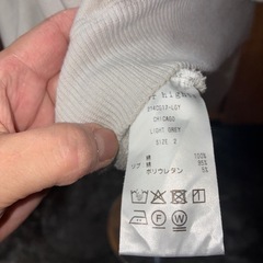 メンズトレーナー袖なしＬの画像