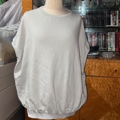 メンズトレーナー袖なしＬの画像