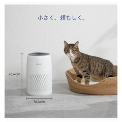 中古　Levoit 空気清浄機 LAP-C161-WJP 12畳対応 脱臭 静音 小型 コンパクト 花粉の画像