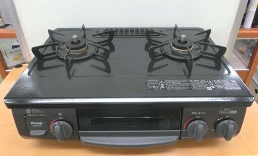 LPガス用 ガステーブル 2022年製 リンナイ KSR563BKR 右強火 水無し片面焼きグリル Rinnai プロパンガス 札幌 