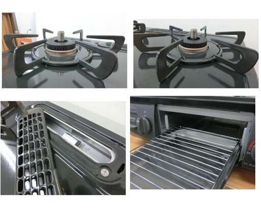 LPガス用 ガステーブル 2022年製 リンナイ KSR563BKR 右強火 水無し片面焼きグリル Rinnai プロパンガス 札幌 
