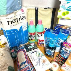 【B320】日用品/ナノックス/詰め替え/軍手/キッチンペーパー/トイレットペーパー/ブリーチ/エコバック/スポンジ/パンテーン/の画像