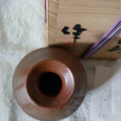 備前焼　　稲荷　作　徳利　花器の画像