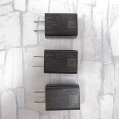 ( M-938 )ploom プルーム 5V 1.5A USB電源ACアダプタ WA-SJPT12-JA ３個 まとめて まとめ売り 中古 動作確認済みの画像