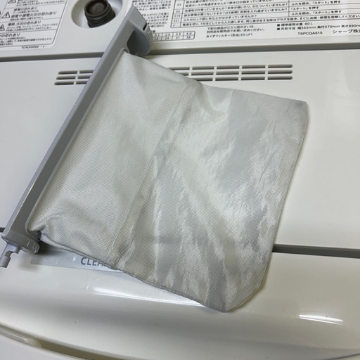 【済】シャープ 洗濯機 6kg ES-GE6FJ 2022年製
