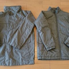 ユニクロ　ウインドプルーフ　2way コートの画像