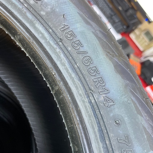 １５５／６５Ｒ１４　ブリヂストン　ブリザックＶＲＸ２　４本セット　作業料金込み
