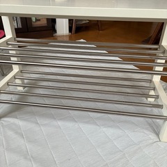 靴収納付きベンチの画像
