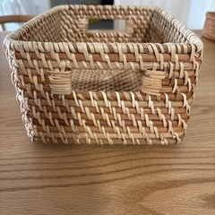 無印　ラタンケースの画像