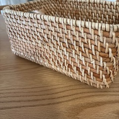 無印　ラタンケースの画像