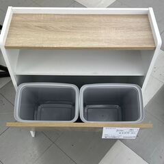 ★リユースのサカイ千葉中央店★  ダストボックス ブラウン H81×D30×W63 クリーニング済み TC4872の画像