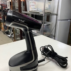 W2510-169 T-fal ガーメントスチーマー 年式不明 付属品あり 通電確認済み 中古の画像