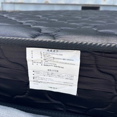 マットレス　黒　セミダブルの画像