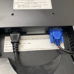 SHARP　17インチ　モニター　動作確認済の画像