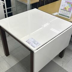 ★リユースのサカイ千葉中央店★  伸縮ダイニングテーブル  H71×D80×W80-120 クリーニング済み TC4874の画像