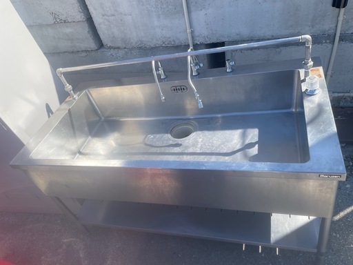 1口\2口 流し台 ステンレスシンク 屋外