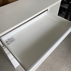 食器棚　キッチンボード　ホワイトの画像