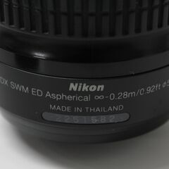 Nikon/AF-S DX Zoom-Nikkor 18-55mm f3.5-5.6G ED II/ズームレンズ ⑤の画像