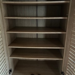 靴箱　木製　美品　可動式　の画像