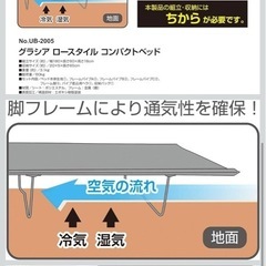 コット アウトドアベッドの画像