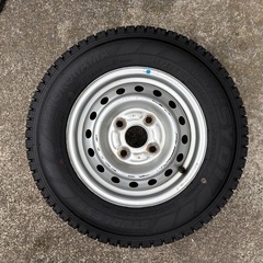 2023年製スタッドレス中古 145/80R12 鉄ホイール付き エブリィ、クリッパー等 の画像