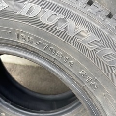 165/70R14 スタッドレスタイヤ　ダンロップの画像