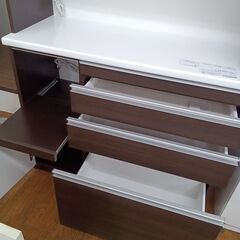 ★リユースのサカイ水戸店★  レンジボード ブラウン H206×D48.5×W117 クリーニング済み MT5689の画像