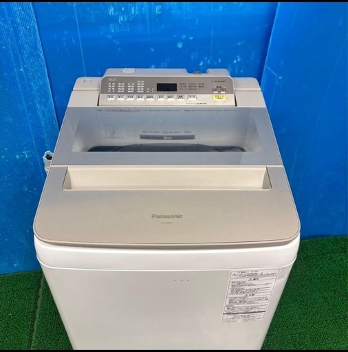 607 パナソニック　大型洗濯機　家庭用　美品　9kg 関東　配送無料　保証付