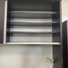 🤎大特価🤍松田家具 レンジボード ブラウン ホワイト No.2587 の画像
