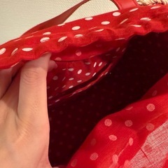 キティ👜カゴバッグの画像