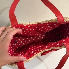 キティ👜カゴバッグの画像