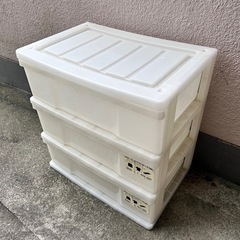 【決定済】クローゼットワイドケース3段 の画像