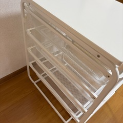 IKEA  ALGOT★イケア　アルゴート★天板付き4段★メッシュバスケットの画像