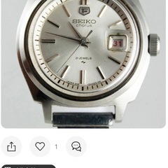 SEIKO アンティーク自動巻き 腕時計 シルバーの画像