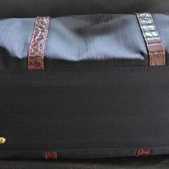 Valentino Nerbini ボストンバッグ ブラック ブラウン 旅行鞄の画像